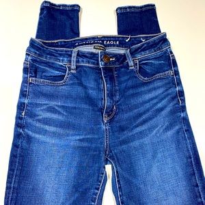AE skinny jeans high rise